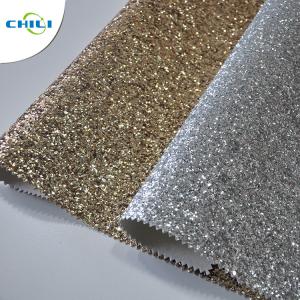 China Hot Selling Fasion Grade 3 PU Glitter Fabric wallpaper factory
