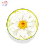 Sustainable Classic Design White Vegetable Tempered Glass Cutting Board With