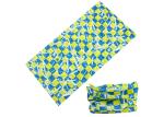Yellow Green Fishing Uv Face Mask , Fishing Sun Mask Good Air Permeability