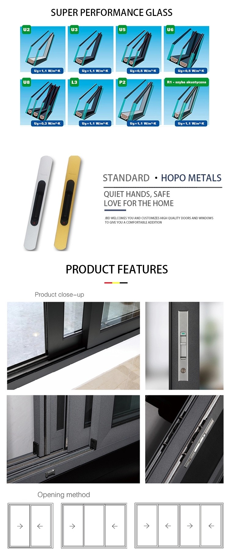 Alu 1.6mm 1400mm Horizontal Sliding Shed Windows