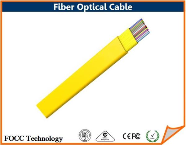 12 Strand Ribbon Flat Fiber Optic Patch Cable For Optical Fiber Jumper And
