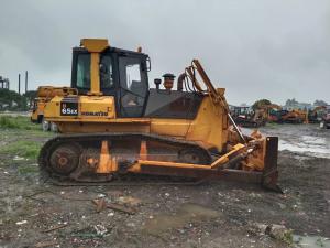 China High Drive Used Crawler Bulldozer D65EX-15 Used Komatsu Bulldozer Original Color factory