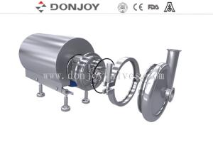 China Food Grade Beverage Open Impeller Centrifugal Pump factory