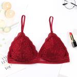 Seamless Sexy Underwear Bra Panty Sets V Solid Nylon Spandex Nylon