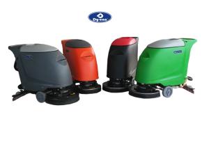 China Double Bearing Wheel Walk Behind Scrubber , Floor Care Equipment PVC Material factory