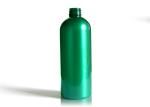 Lotion Boston Round Pump Bottles , Standard Capacity Green Lotion Bottle 500ML