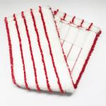 Wet And Dry Microfiber Mop Refill Polyester With Cotton Abrasive Strip