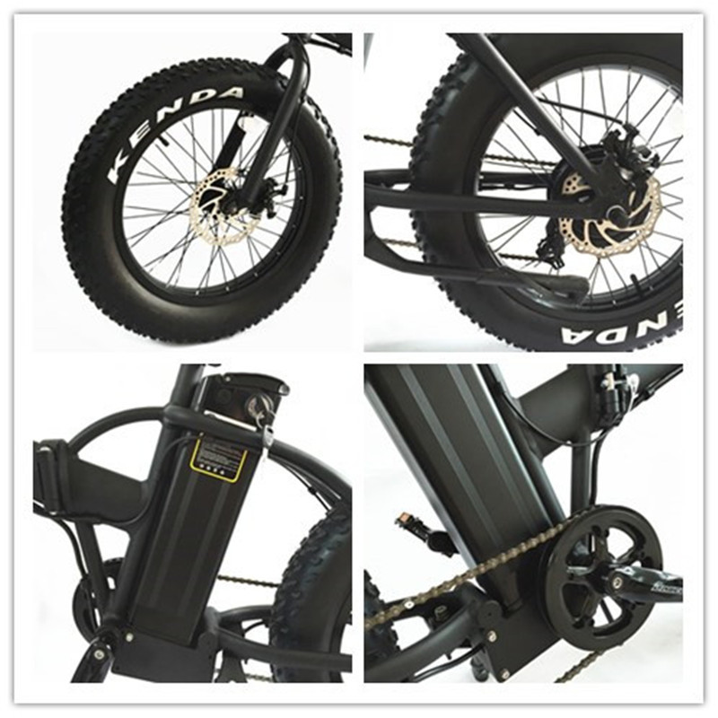 36 V 350w Powerful Electric Bike , Electric Snow Bicycle Smart Controller