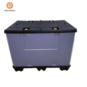 PP Honeycomb Packaging Box HDPE Pallet Sleeve Box For Logistic Transfer