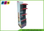 Retail Stores Promotional Display Stands Cardboard Shelf Fixture For Lock & Lock