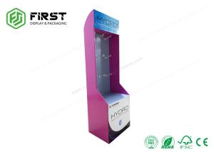 China Recyclable Customized Color Print Portable Cardboard Hook Display For Phone Accessories factory
