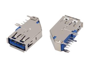 China 5000 Cycles Life USB 3.0 Connector Long Body DIP With -55℃ to +85°C Operating Temperature factory
