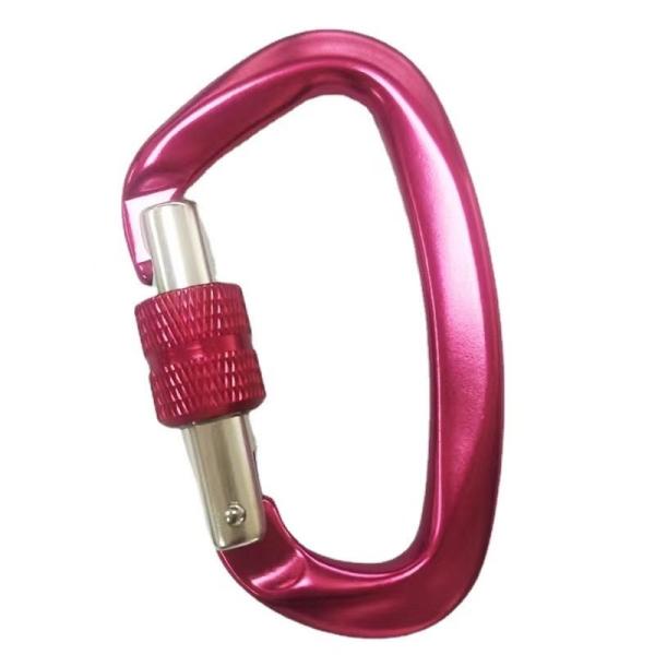 Galvanized Hardware Aerospace Aluminum D-Shaped Carabiner Essential Gear for