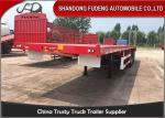 Customized 3 Suspension Axle 40 Foot Flatbed Trailer