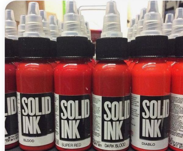 Solid Natural Vegan Tattoo Ink Blood Pure Permanent Makeup Pigment 30ML 60ML