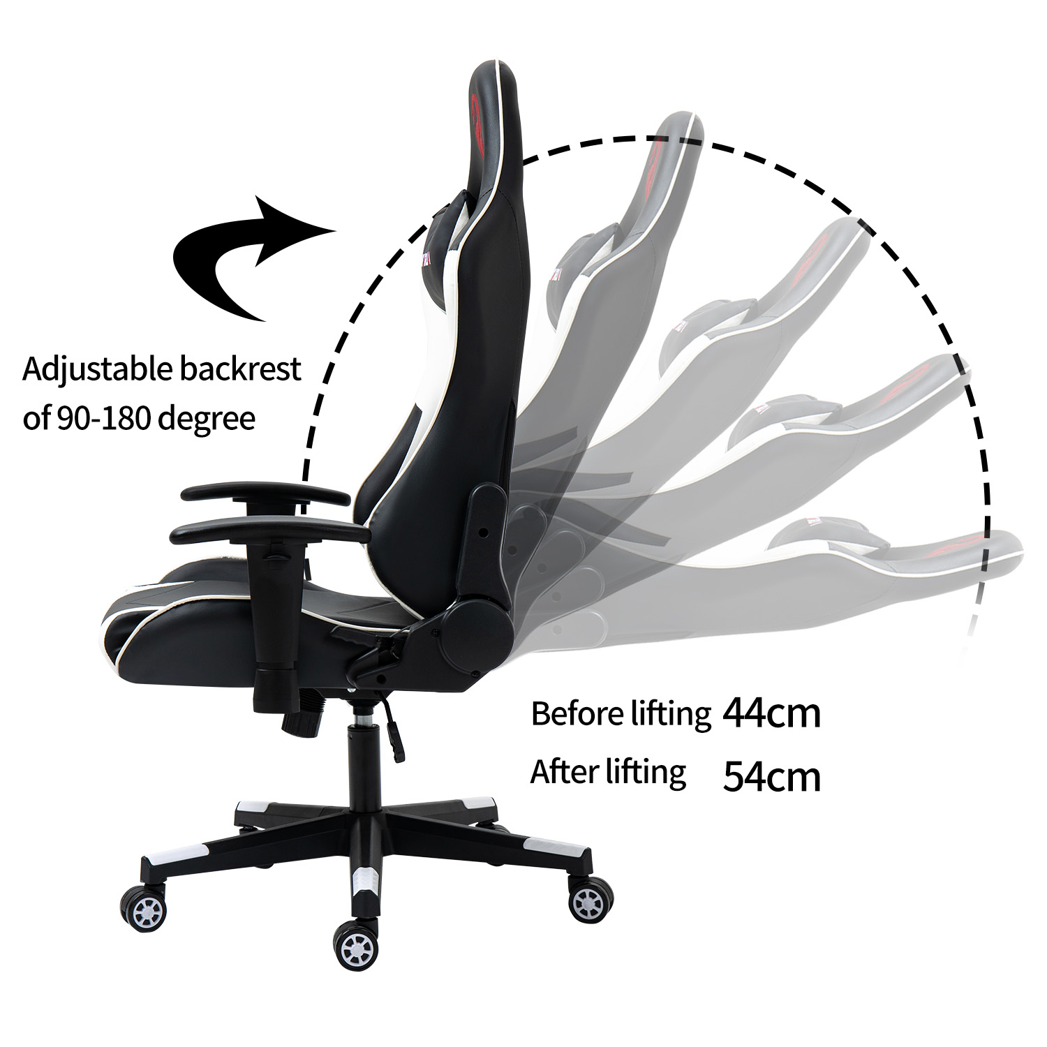 ALINUNU 2D Armrest Gaming Chair The Perfect Combination of Style and Functionality