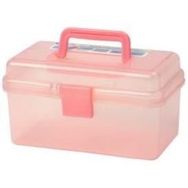 China Transparent Colored Lidded Storage Containers , Plastic Craft Box Tongue Groove Construction factory