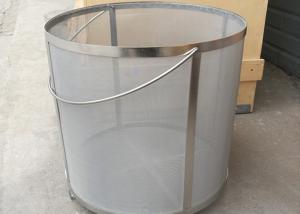 China 300 Micron 304 Stainless Mesh Basket Brewing Mesh Customized factory