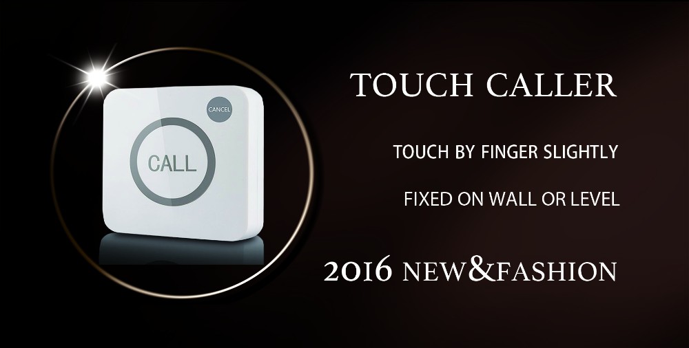 Hot sale best price wireless calling system display receiver with 3 keys call button