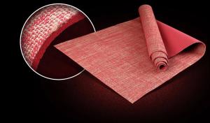 China Virson Fashion jute covered pv yoga mat/eco yoga mat jute.fitness. gym mat factory