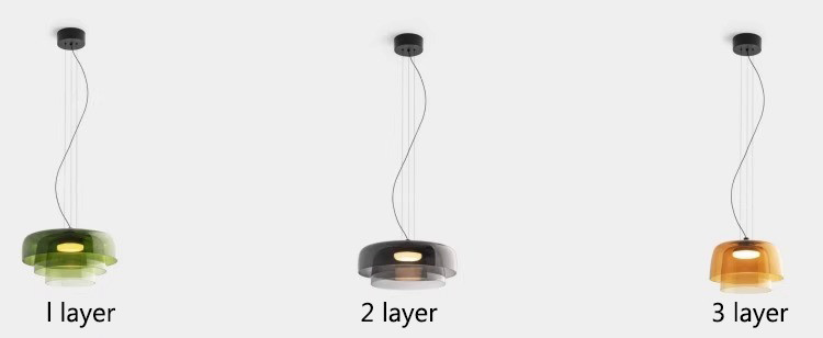Nordic Simple Colorful Glass Restaurant Pendant Lamps For Bar Living Dining Room Hanging Light(WH-AP-557)