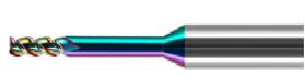 China 3mm-20mm A20 3 Flute Carbide End Mill For Cooper Alloy Material Processing factory