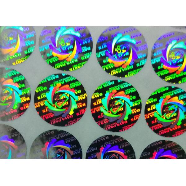 China One Time Use 3D Laser Holographic Labels factory