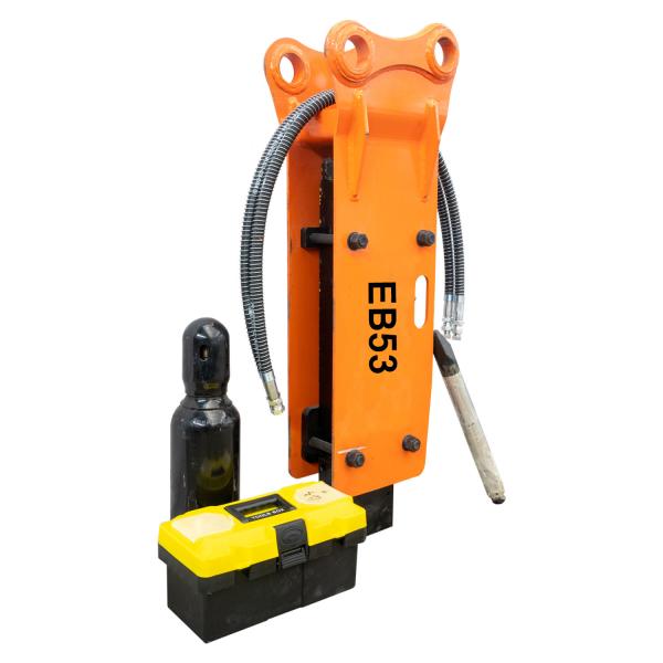 EB53 Hyadraulic Jack Hammer For 2-5 Ton Excavator Equipment Open Type Top