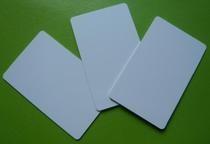 China PVC common non chip white card, can print white card, can package contact chip blank card factory
