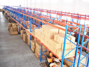 China 2000kg Two / Three Layers Selective Pallet Rack For Storage Carton Goods factory