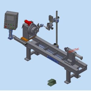 Electric Circumferential Seam Welder 220V Welding Lathe Machine Model XF-300WS