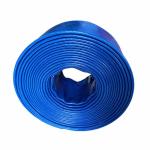 Customized 100mm 4 Inch PVC Layflat Hose , Water Discharge Hose Aging Resistant