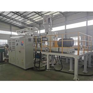 Single Plate SJ 120 Plastic Sheet Extruder Machine / Geomembrane Sheet