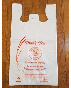 China White Compostable Vegetable Bags Logo Printing Good Insulating Property factory