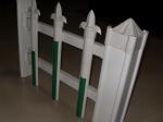 Customized Black Zinc Steel Metal Garrison Fence Panels Maintenance Free