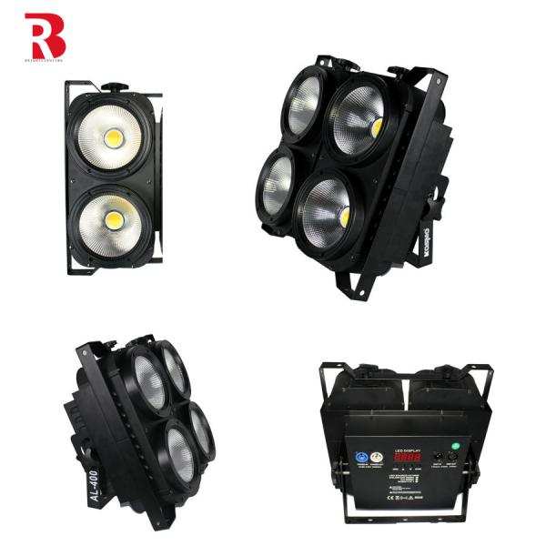 China Studio Tv Film Dmx Strobe 2x100w 2 Eyes Led Audience Blinder Light 4x100w 4 Eyes Led Blinders factory