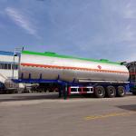 3-Axle Original Factory Axle 12R20 Tires 45000L Mechanical Suspension Crude Oil