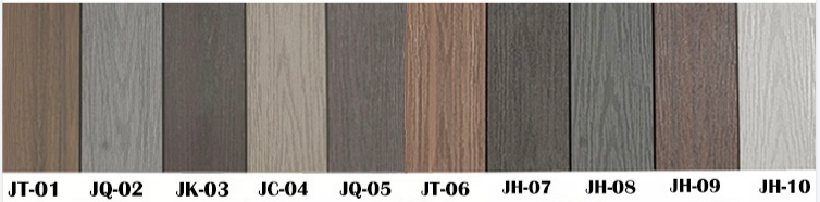 Distressed PVC Decking Board for Easy Installation Outdoor WPC Co-extrusion Flooring Deck