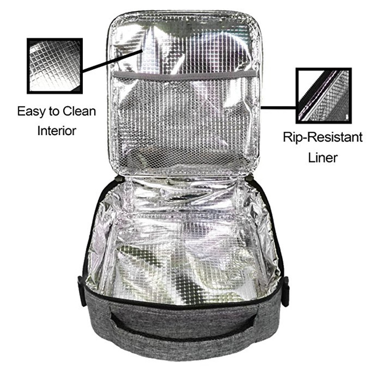 Trending Insulated Tote Bags Backpack For Food Easy Clean Interior Rip Resistant Liner