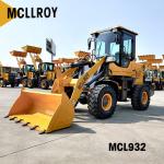 58kw Small Shovel 2 Ton Wheel Loader , Front Head Loader 1800kg Rated Load