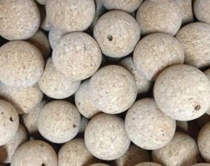 China Cork beads/ball with hole factory