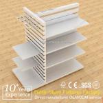 Metal clothing display rack stainless steel clothes shelf