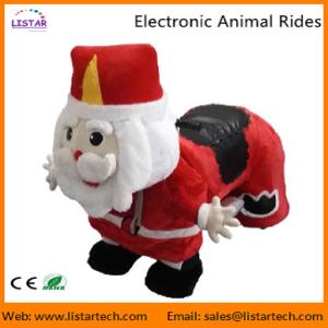 China Santa Claus Electronic Walking Animal Rides Games Machine for Christmas Amusement Park factory