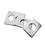 Zinc Plated Square Flat Washers Size M6-M52 Preventing Galvanic Corrosion