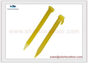 China Plastics Helix Endurable Camping Awning Tent Stakes Pegs Pins factory