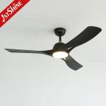 110-240v/50-60Hz ABS Black Blades Ceiling Fan with Remote Control and Dimmable