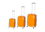 Girly ABS PC Luggage Bag Set Of 3 , Carry On Travel Trolley Suitcase Bag