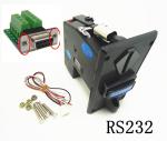 Multi Coin RS232 Communucation Coin Acceptor For All Coins Plastic Material