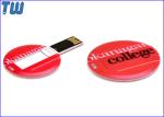 Mini Round Card Plastic Usb Flash Drive 8GB 16GB Data Storage