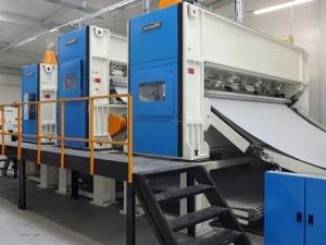 China Highly Automated Needle Punching Machine Cleaning Cloth Production Line factory